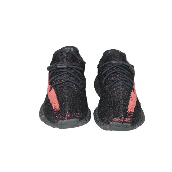 Adidas Yeezy Boost 350 V2 RARE 2022 Core Black Red Size 1 MINT Pre-owned - Picture 2 of 8